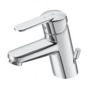 Mitigeur pour lavabo avec tirette latérale Victoria-L avec vidage laiton – ROCA A5A3B25C0F