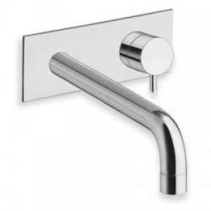 Mitigeur pour lavabo mural avec bec 22.5 cm chromé TRIVERDE – CRISTINA ONDYNA TV27851