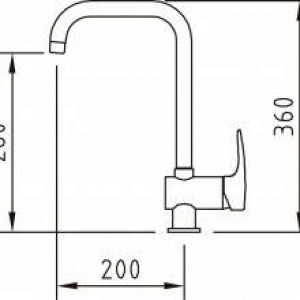 Mitigeur pour évier Bahama Xtreme
