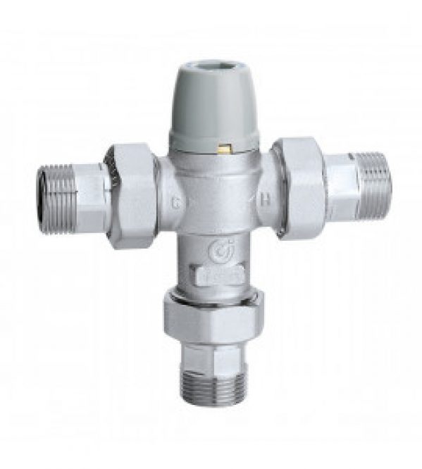 Mitigeur thermostatique réglable protégée caleffi 5213