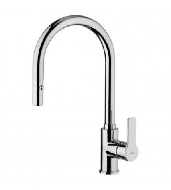 Mitigeur évier avec douchette extractible Paffoni RED285