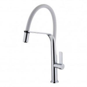 Mitigeur évier Blanc TUBIG avec douchette – TUB12W