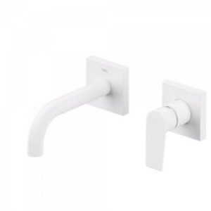 Mitigeur évier mural Corps encastré inclus et non divisible. Bec 170 mm. – TRES 21120080BM