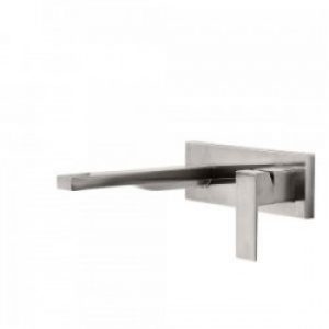 Mitigeur évier mural Corps encastré inclus et non divisible. Bec 185 mm. – TRES 00620003AC