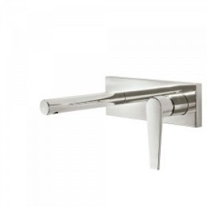 Mitigeur évier mural Corps encastré inclus et non divisible. Bec 210 mm. – TRES 20520041AC