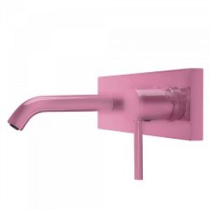 Mitigeur évier mural Corps encastré inclus et non divisible. Bec court 140 mm. – TRES 26220050TFU