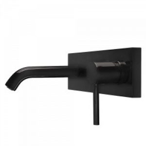 Mitigeur évier mural Corps encastré inclus et non divisible. Bec court 140 mm. – TRES 26220050TNE