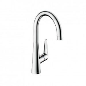 Mitigeur évier Talis S 260 aspect acier – Hansgrohe 72810800
