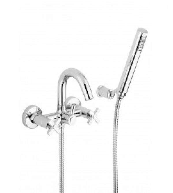 Mélangeur baignoire avec complet douche bugnatese naxos 7602