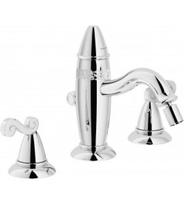 Mélangeur bidet 3 trous chromé Nobili Dubai DB00215/1CR