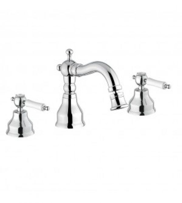 Mélangeur lavabo 3 trous, bec pivotant bugnatese…