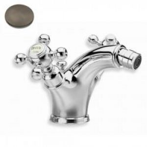 Mélangeur pour BIDET – PARIGI MONOTROU METAL BROSSE +Vidage CRISTINA ONDYNA PG11677