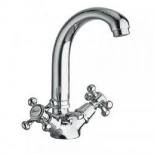 Mélangeur pour lavabo col de cygne avec vidage RETRO BALILLA – CRISTINA ONDYNA BL11051