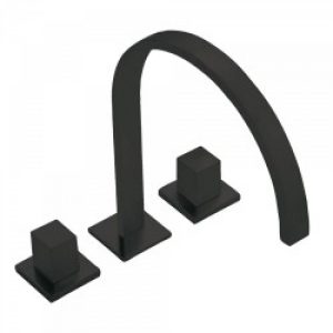 Mélangeur sur gorge À installation libre. Bec tube 35×15 mm. Aérateur rectangulaire – TRES 00810501NM