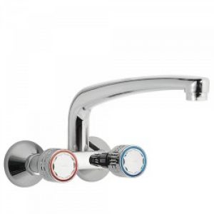 Mélangeur évier mural Distance depuis mur 280 mm. – TRES 123217