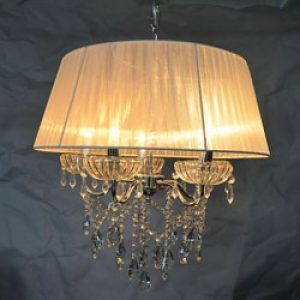 Modèle de pendentif délicat chic de 5 lumières