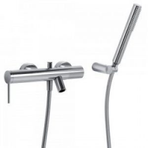 MONO‑TERM® bain‑douche Douchette à main anticalcaire avec support orientable et flexo satin – TRES…