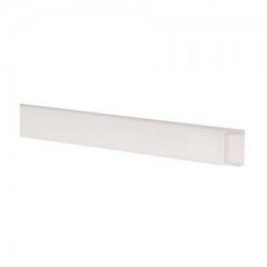 Moulure électrique 50 x 20 mm – fond + couvercle – 1 compartiment – 2m – Kéva
