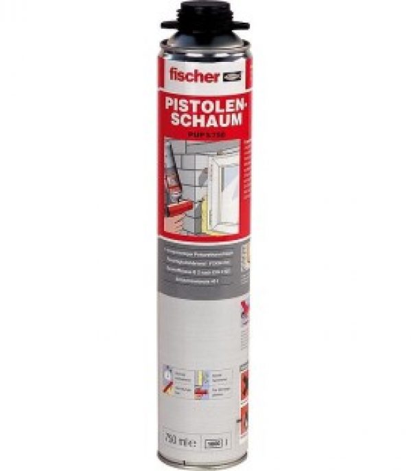 Mousse de montage PUP S 750ml pour pistolet Fischer classe construction B2