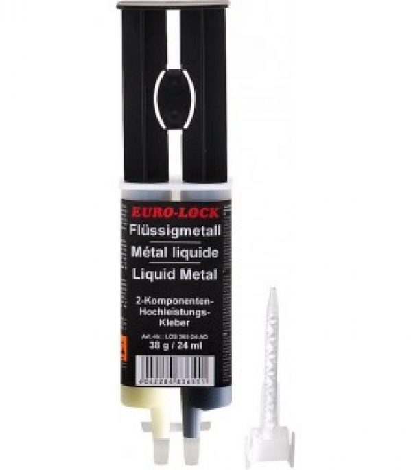 Métal liquide jusqu&rsquo;à +100°C seringue double avec adaptateur LOS 365 – 24 ml