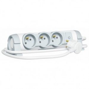 Multiprise pivotante avec interrupteur- cordon 3m – Confort