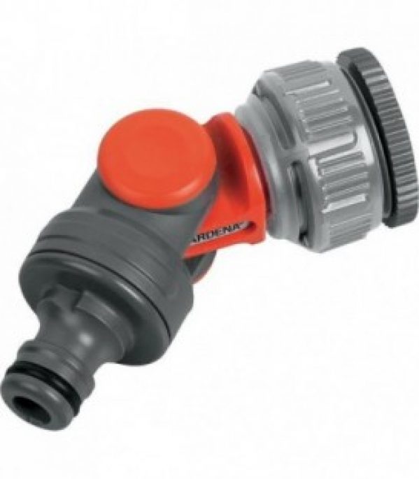 Nez de robinet coudé GARDENA 21 mm (G1/2)+26,5 mm (3/4) pour robinet avec filetages de 26,5 mm (G3/4)+ 33,3 mm …