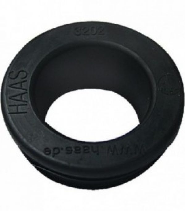 Nipple caoutchouc noir pour tube de siphon lavabo 46 x 32mm