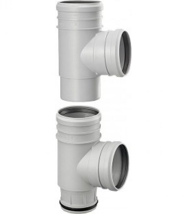 OHA-HTEA raccord Y double a glissement 87°, DN110/110, « Lukas »