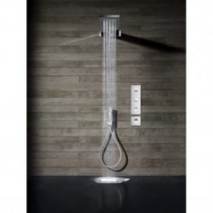 Pack douche thermostatique encastré avec bati QUADRI Cascade – Cristina Ondyna XQD8830