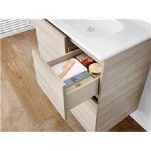 Pack meuble 100 cm blanc Anima Roca