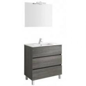 Pack meuble 3 tiroirs Jade Gala avec miroir