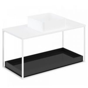 Pack meuble avec vasque à poser carrée et…