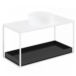 Pack meuble avec vasque à poser ronde et…