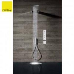 Pack premium douche thermostatique encastré QUADRI – CRISTINA ONDYNA XQD8830