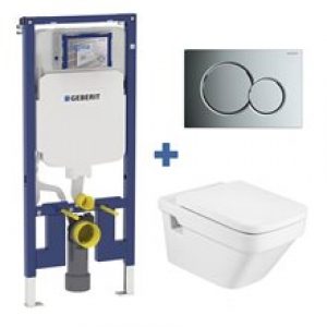 Pack WC suspendu DAMA Roca et réservoir Geberit…