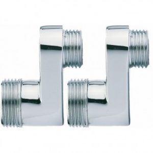 Paire de raccords excentrés de 25 mm – M15x21 – M15x21