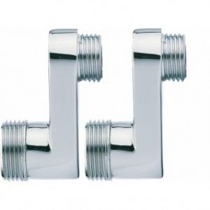 Paire de raccords excentrés de 40 mm –  M15x21 – M15x21