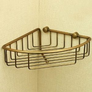 Panier de douche fixé au mur de type antique