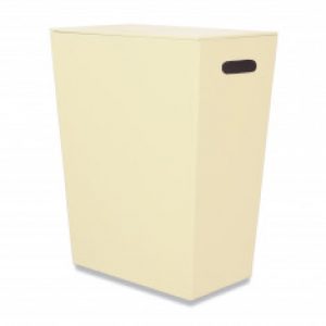 Panier à linge crème Ecopelle 60cm