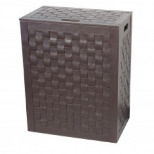 Panier à linge marron foncé Intrecci 60,5cm