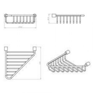 Panière d’angle minimalisme COSMIC
