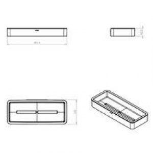 Panière noire-chrome project COSMIC