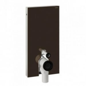 Panneau sanitaire Geberit Monolith pour WC au sol, 101 cm – Chocolat