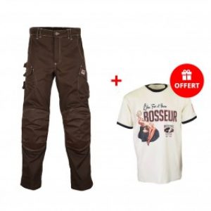 Pantalon HARPOON medium Ebène + T-shirt Edition limitée OFFERT