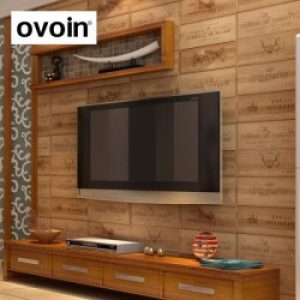 Papier peint 3D Vintage Rétro Boîte en bois pvc