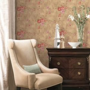 Papier peint classique à motif floral pour revêtement mural