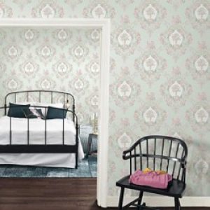 Papier peint contemporain pour revêtement mural à motif floral