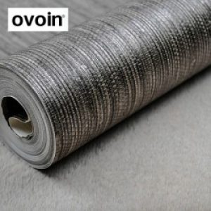 Papier Peint Moderne Plaine Solide Couleur Brun Noir