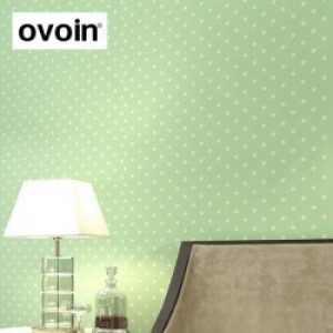 Papier Peint Moderne simple à petit pois non tissé pour la chambre des enfants et Décoration de la Maison