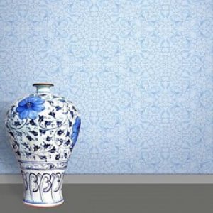 Papier peint mural de style classique avec motif damassé